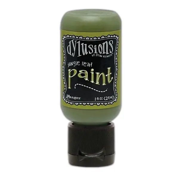 Dylusions Acrylic Paint - Jungle Leaf 1