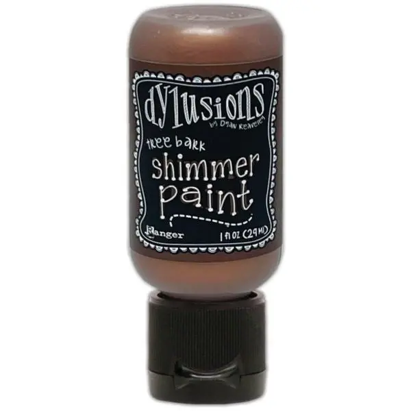 Dylusions Shimmer Paint - Tree Bark 1