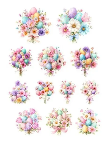 Easter Bouquets Ephemera 1