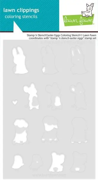 Easter Eggs - Coloring Stencils 1