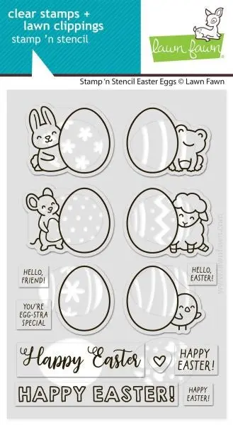 Easter Eggs - Stamp 'N Stencil 1