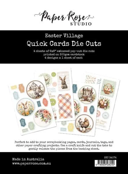 Easter Village - Quick Cards Die Cuts 1