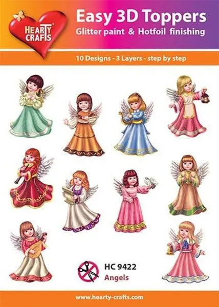 Easy 3D Toppers - Angels 1