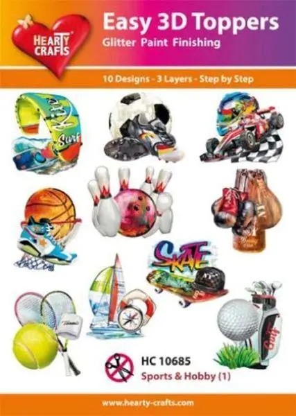 Easy 3D Toppers - Sports & Hobby 1 1