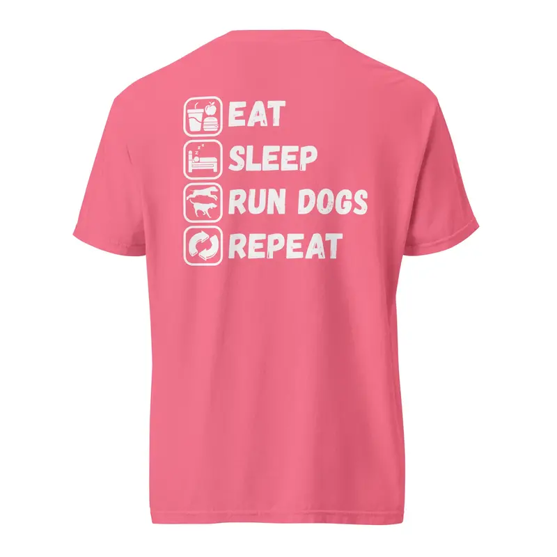 Eat Sleep Run Dogs Repeat – Casual Dog Lover T-Shirt
