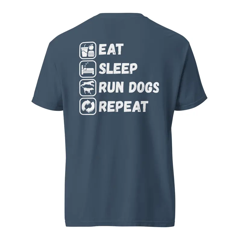 Eat Sleep Run Dogs Repeat – Casual Dog Lover T-Shirt