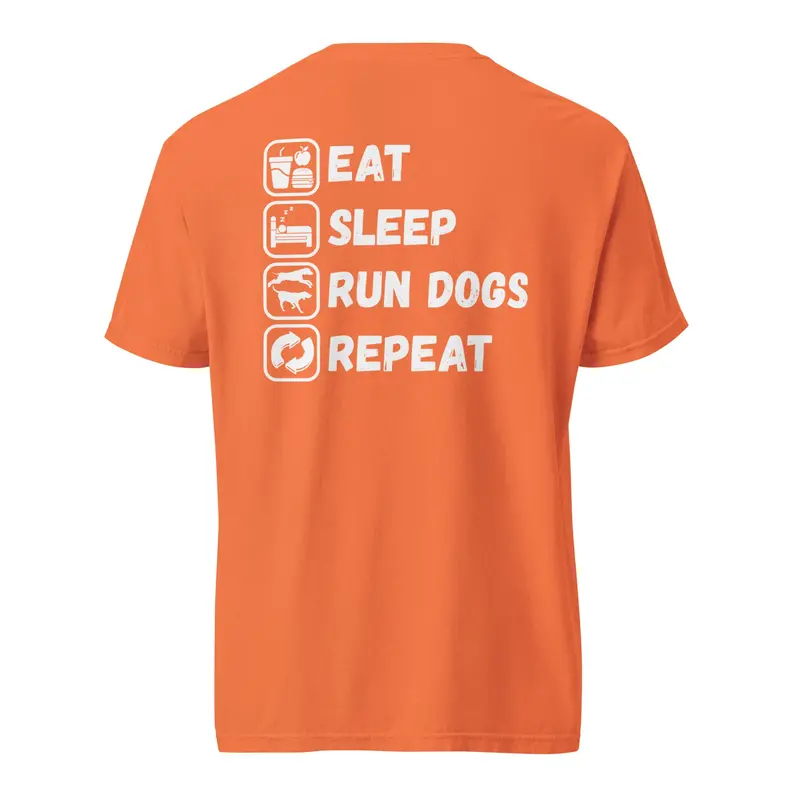 Eat Sleep Run Dogs Repeat – Casual Dog Lover T-Shirt