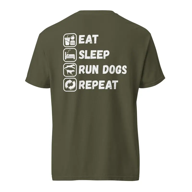 Eat Sleep Run Dogs Repeat Shirt 22