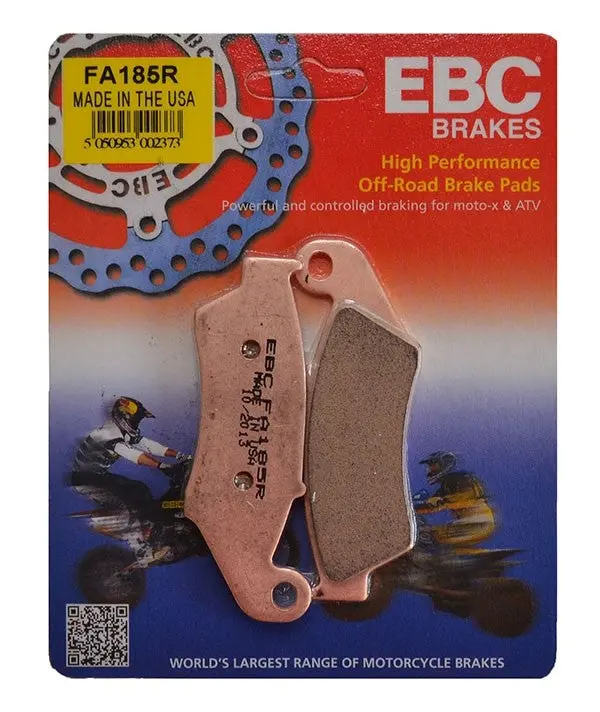 Ebc “R” Series Brake Pads (Fa185r) - Front Wheel 1
