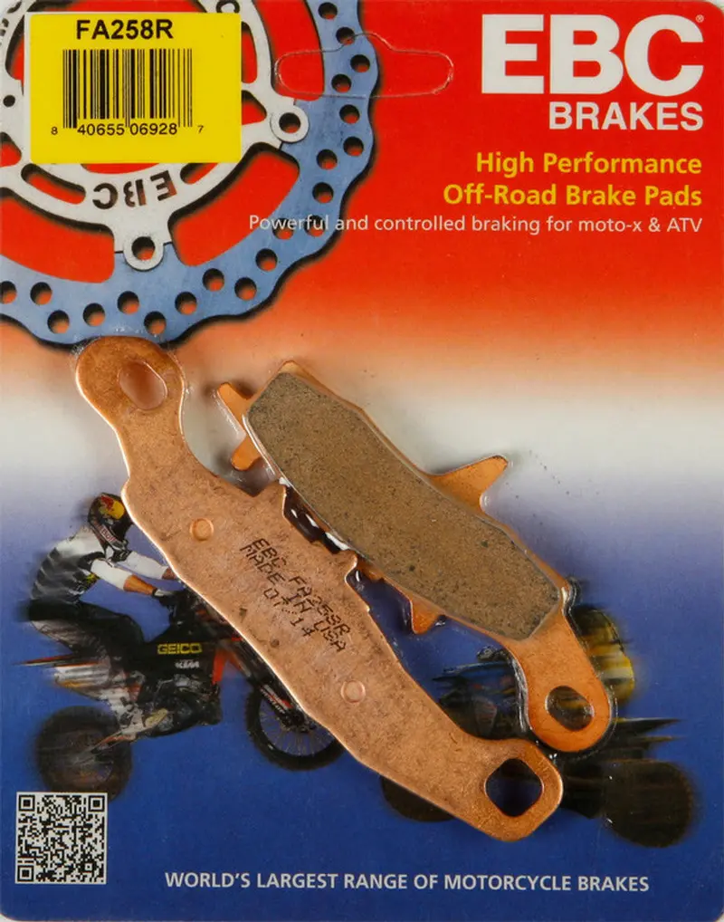 Ebc “R” Series Brake Pads (Fa258r) - Front Wheel 1