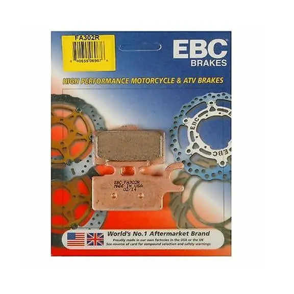 Ebc “R” Series Brake Pads (Fa302r) - Front Wheel 1