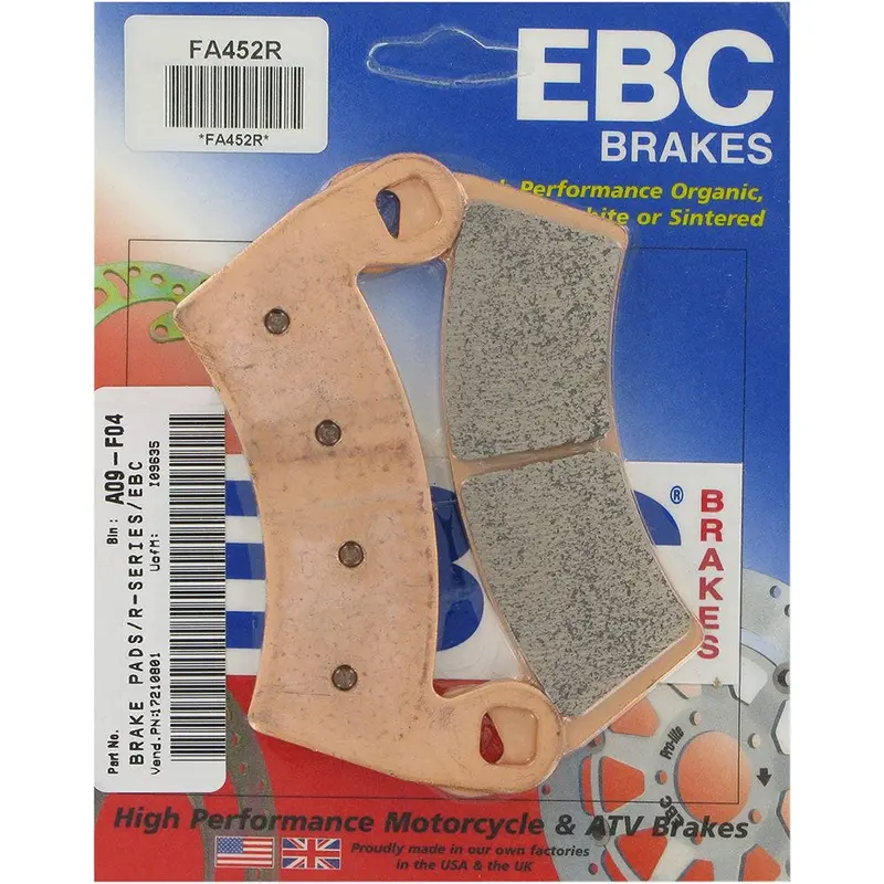 Ebc “R” Series Brake Pads (Fa452r) - Front/Rear - Polaris 1