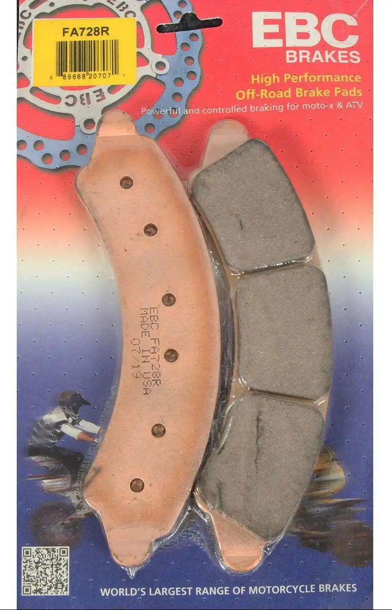 Ebc "R" Series Brake Pads (Fa728r) - Front - Polaris 1