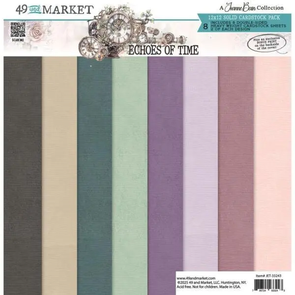 Echoes Of Time - 12X12 Collection Pack - Solids 1