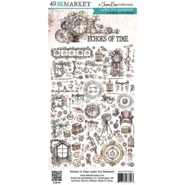 Echoes Of Time - Laser Cuts - Elements 1