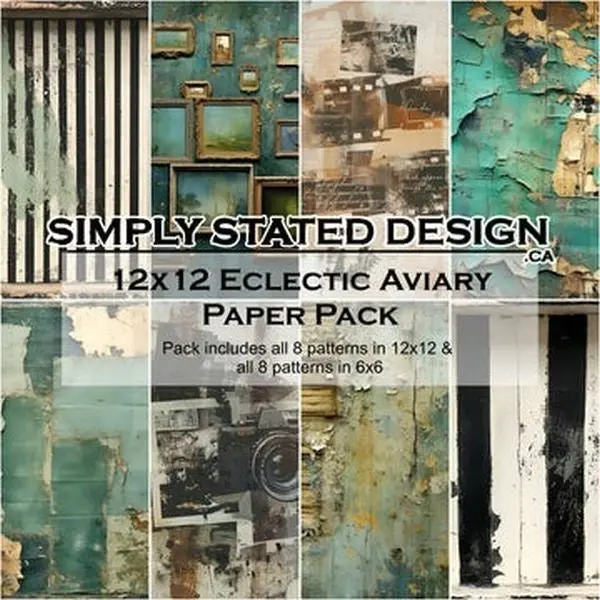 Eclectic Aviary - 12X12 Collection Pack 1
