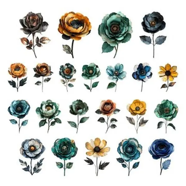 Eclectic Aviary - Ephemera - Floral 1