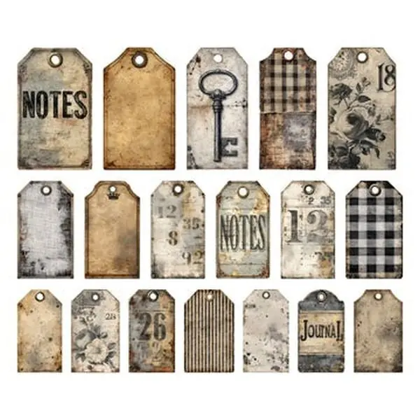 Eclectic Aviary - Ephemera - Tags 1