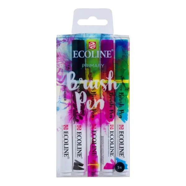 Ecoline Brush Pens - Primary Colors 1