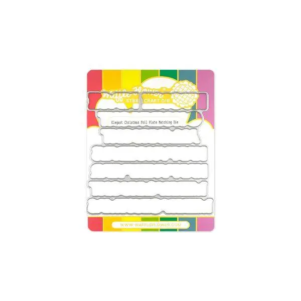 Elegant Christmas Foil Plate Matching Die 1