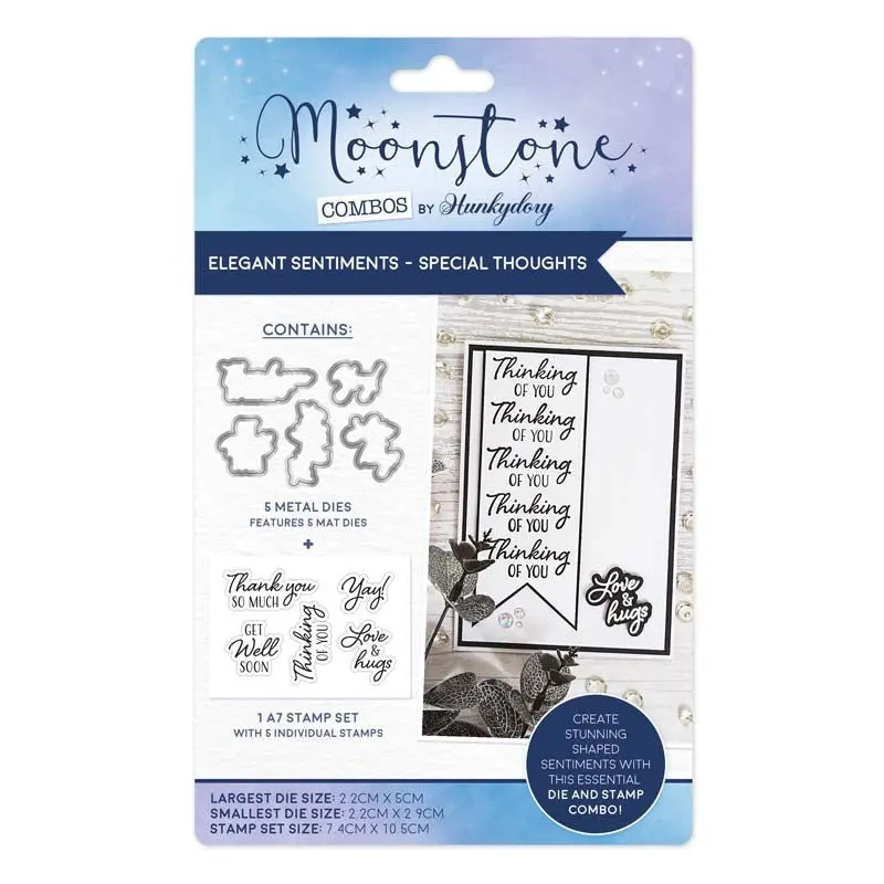 Elegant Sentiments - Elegant Sentiments - Stamp & Die Combo 1