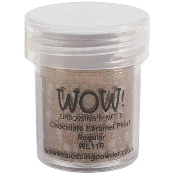 Embossing Powder  - Chocolate Carmel Pearl 1