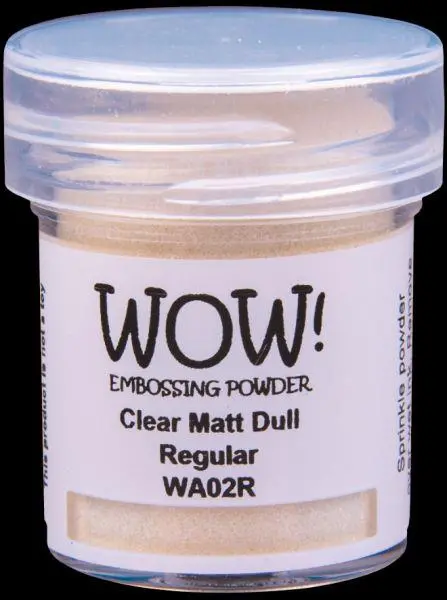 Embossing Powder - Clear Matt Dull 1
