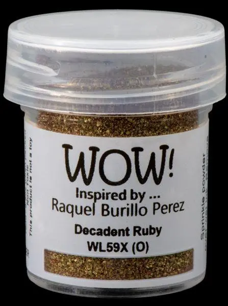 Embossing Powder - Decadent Ruby 1