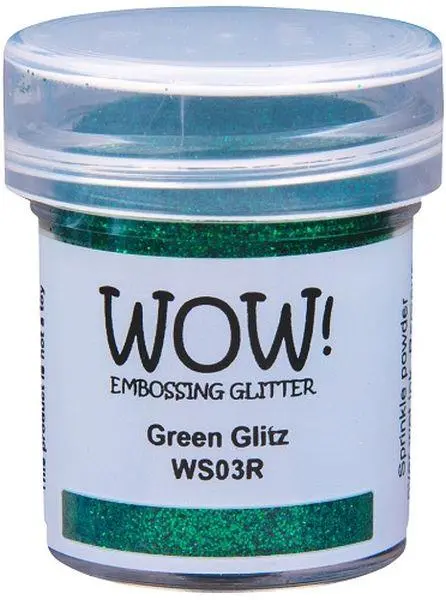 Embossing Powder - Green Glitz 1