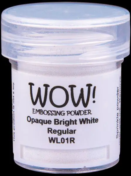 Embossing Powder - Opaque Bright White 1