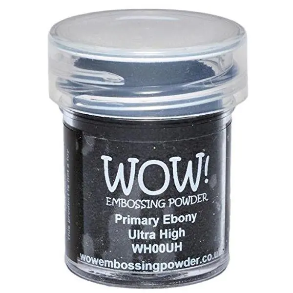 Embossing Powder - Primary Ebony - Ultra High 1