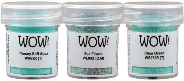 Embossing Powder - Trio - Island Time 1