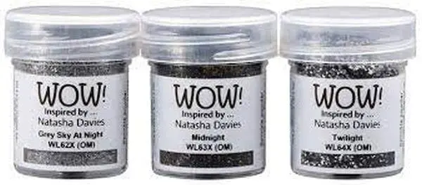 Embossing Powder Trio - Moonlight 1