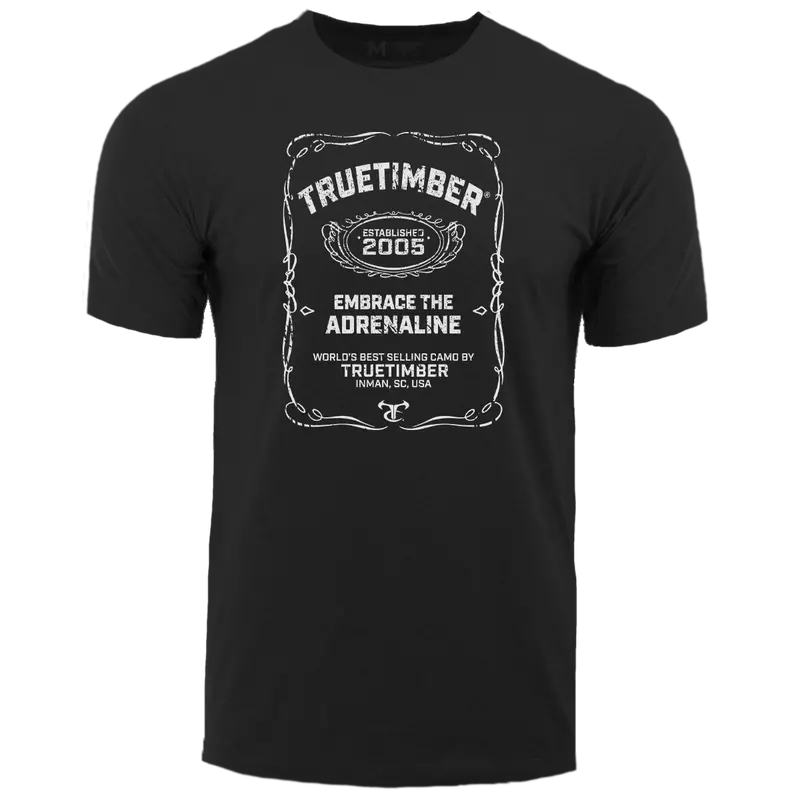 Embrace The Adrenaline Tee - Black 1