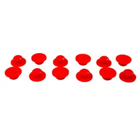 Energy Suspension Polyurethane Seat Grommets Red 1