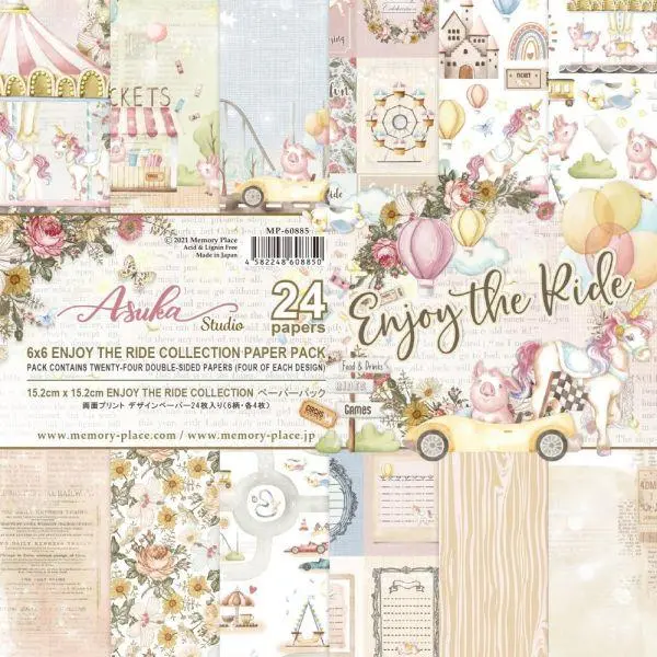 Enjoy The Ride - 6X6 Paper Pack 1