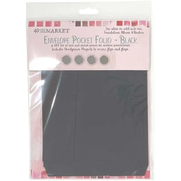 Envelope Pocket Folio - Black 1