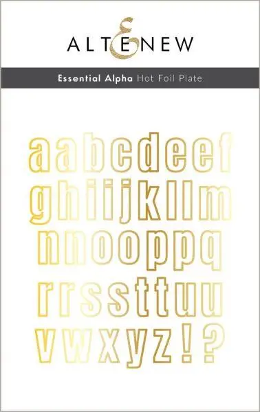 Essential Alpha Hot Foil Plates 1