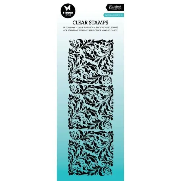 Essentials Clear Stamps - Swirl Background 1