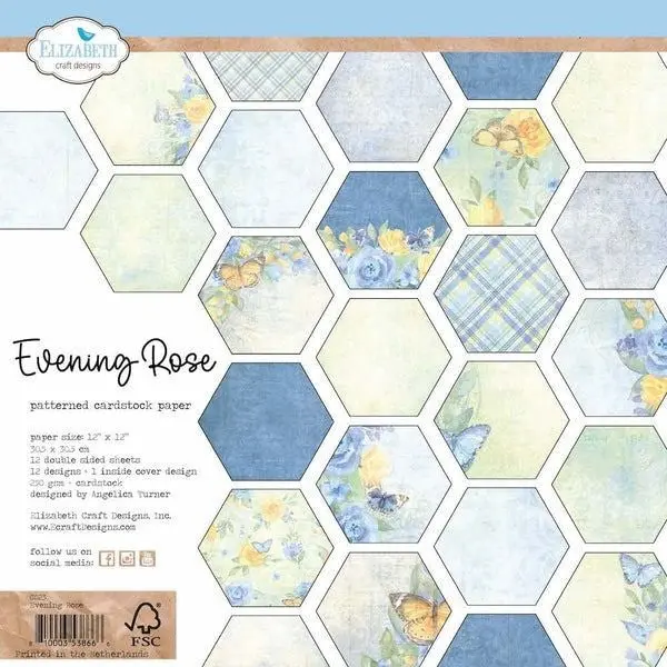 Evening Rose Collection - 12X12 Collection Pack 1