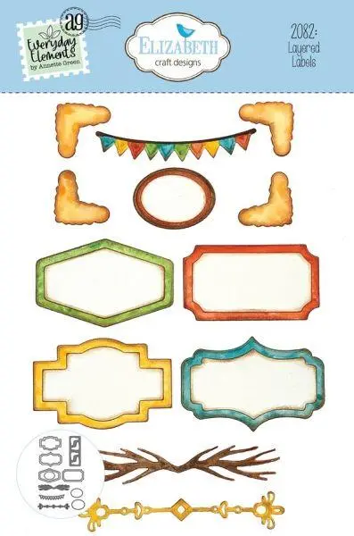 Everyday Elements - Layered Labels - Dies 1