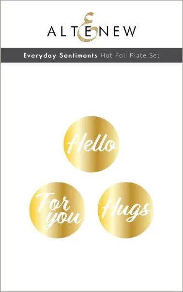 Everyday Sentiments - Hot Foil Plate Set 1