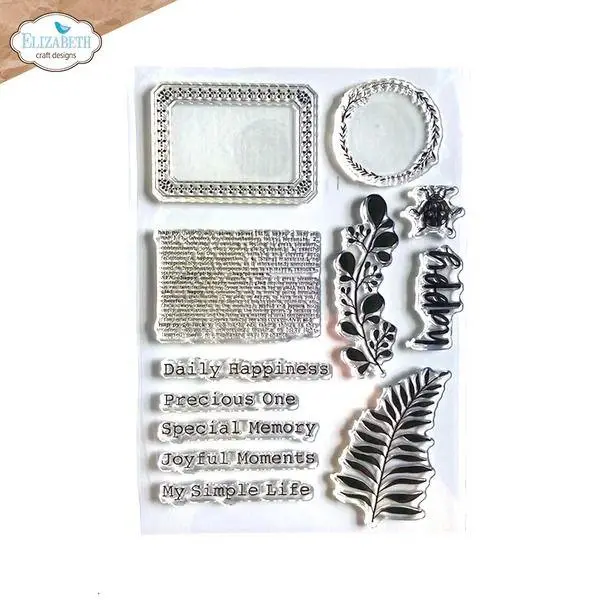 Everything's Blooming - Clear Stamps - Happy 1