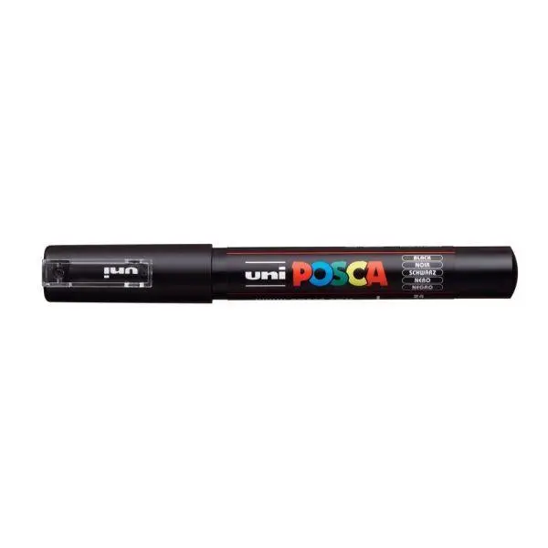 Extra Fine Bullet Tip Posca Pen - Black 1