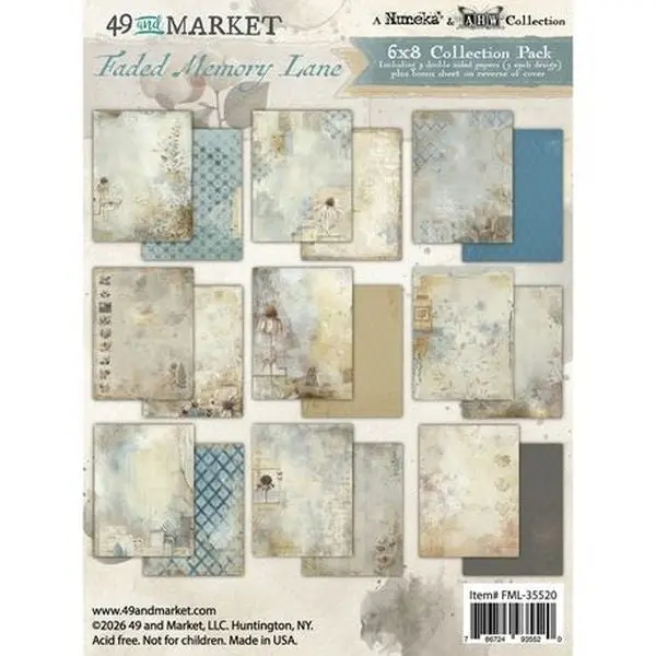 Faded Memory Lane - 6X8 Collection Pack 1