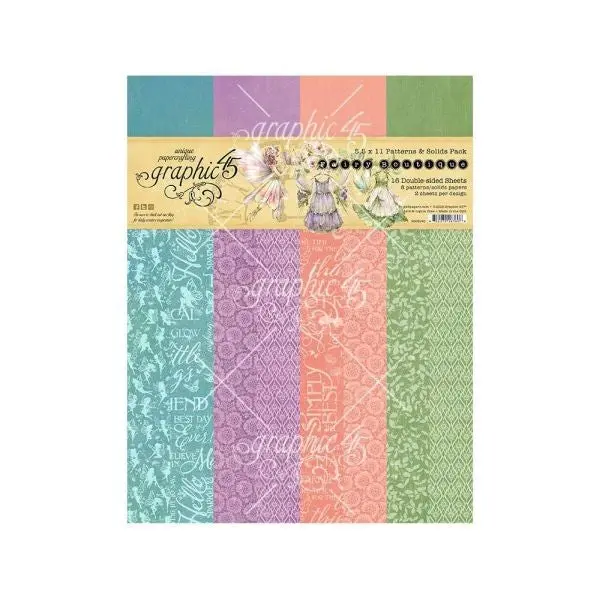 Fairy Boutique - 8.5X11 Collection Pack - Patterns & Solids 1