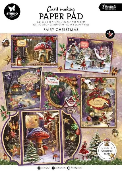 Fairy Christmas - Card Making Pad 1