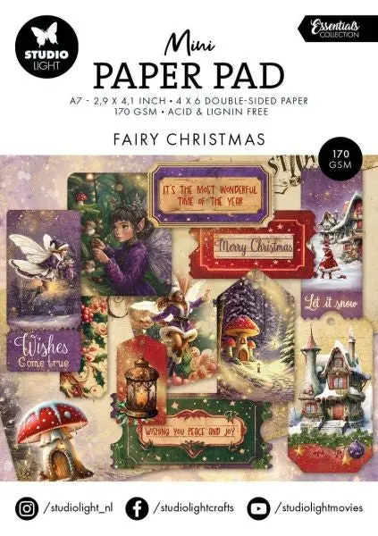 Fairy Christmas - Mini Paper Pad 1