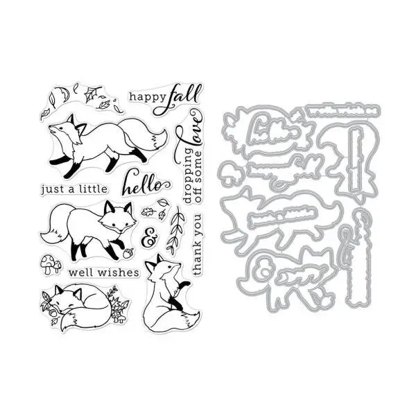 Fall Fox Stamp & Die Bundle 1