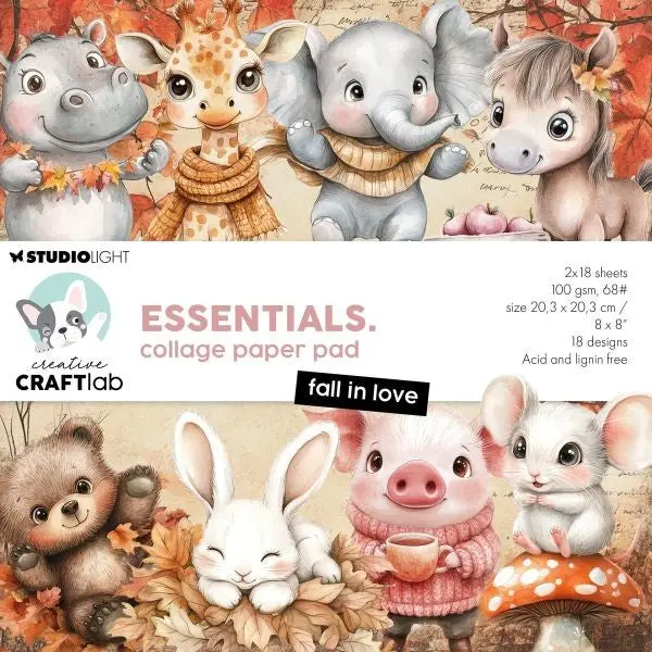 Fall In Love Essentials - Collage Paper Pad 1